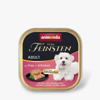 Влажный корм Animonda Vom Feinsten для собак – с индейкой и ветчиной, 150 г