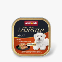 Влажный корм Animonda Vom Feinsten для собак – с говядиной и куриным филе, 150 г