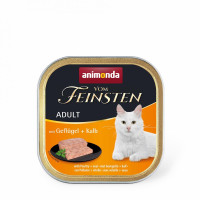 Влажный корм Animonda Vom Feinsten для кошек – с птицей и телятиной, 100 г