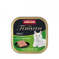 Влажный корм Animonda Vom Feinsten для кошек – с индейкой и кроликом, 100 г