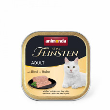 Влажный корм Animonda Vom Feinsten для кошек – с говядиной и курицей, 100 г
