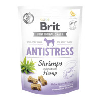 Лакомство для собак Brit Care Functional Snack Antistress Shrimps для снятия стресса у собак – с креветками, 150 г