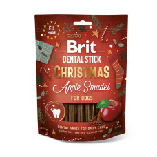 Лакомство Brit Dental Stick Christmas Apple Strudel для собак рождественский яблочный штрудель, 7 шт, 251 г