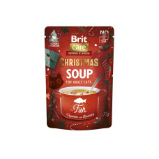 Влажный корм Brit Care Christmas Fish Soup для взрослых кошек – рождественский суп с рыбой, 75 г