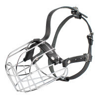 Намордник металевий Bronzedog №3+ (пудель, кокер спаніель), 34х11.5 см