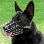 Намордник металевий Bronzedog №6 (вівчарка), посилений, 34х12.5 см