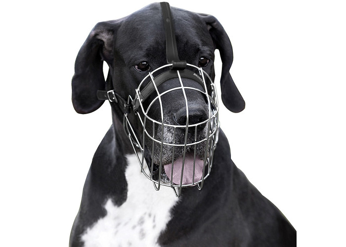 Намордник металевий Bronzedog (дог), 48х12 см