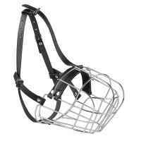 Намордник металлический Bronzedog (кавказская овчарка, алабай), 46х12.5 см
