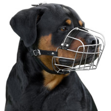 Намордник металлический Bronzedog M (ротвейлер), 44х11.5 см