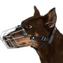 Намордник металевий Bronzedog (коллі велика, доберман), 34х12.5 см