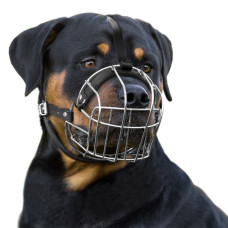 Намордник металлический Bronzedog L (ротвейлер), 44.5х12 см