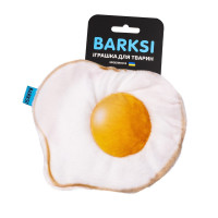 Игрушка для собак с пищалкой Barksi Яичница