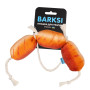Игрушка для собак с пищалкой Barksi Сосиски с канатом