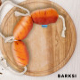 Игрушка для собак с пищалкой Barksi Сосиски с канатом