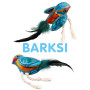 Іграшка для котів Barksi Пташка з дзвіночком і пір'ям
