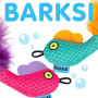 Игрушка для котов Barksi Рыбка с колокольчиком и перьям, ментоловая