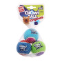 Игрушка для собак Три мяча с пищалкой GIGWI Ball, 5 см