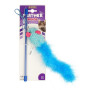Іграшка для котів Barksi Feather Mouse Teddy Bear 30 см