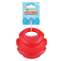 Игрушка для собак Bronzedog FLOAT плавающая Силовой Мяч, 11 см, красный