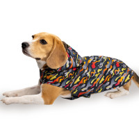 Дождевик с капюшоном для собак Barksi Textile, Гравитация