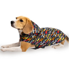 Дождевик с капюшоном для собак Barksi Textile, Гравитация