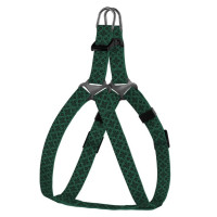 Шлея для собак дрібних порід нейлонова Barksi Urban Вишиванка Зелена