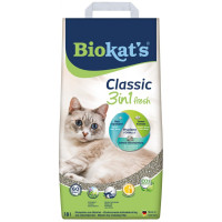 Наполнитель для кошачьего туалета Biokat's Classic 3in1 Fresh, 18кг - бентонитовый