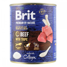 Влажный корм Brit Premium by Nature для собак, говядина с рубцом, 800 г