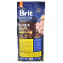 Сухой корм Brit Premium Junior M для щенков и юниоров средних пород, с курицей, 15 кг