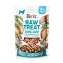 Ласощі для собак Brit Dog Raw Treat Freeze-dried Skin and Coat для здоров’я шкіри та шерсті у собак – з рибою та куркою, 40 г