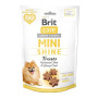 Лакомство для собак мелких пород Brit Care Mini Treats Shine для блестящей шерсти – с лососем, 50 г