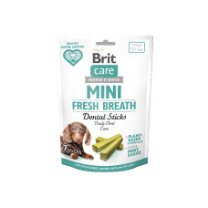 Лакомство для собак Brit Care Mini Treats Fresh Breath для собак малых пород - для зубов и свежести дыхания, 7 шт, 120 г