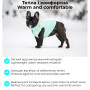 Курточка для собак AiryVest Lumi Двусторонняя, светящаяся, салатово-оранжевая