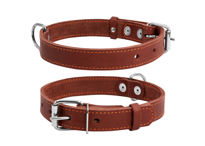 Ошейник CoLLaR одинарный, коричневый
