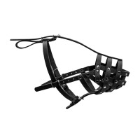 Намордник твердый "CoLLaR" №1 (боксер малый), черный, 33х5 см