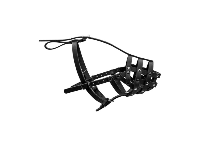 Намордник твердый "CoLLaR" №1 (боксер малый), черный, 33х5 см