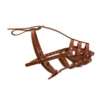 Намордник твердий "CoLLaR" №1 (боксер малий), коричневий, 33х5 см