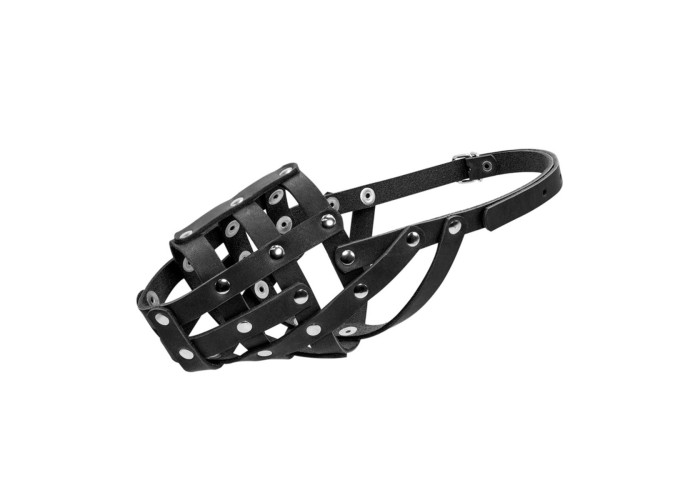 Намордник м'який "CoLLaR" №2 (доберман, вівчарка сука, далматин), чорний, 26х11 см