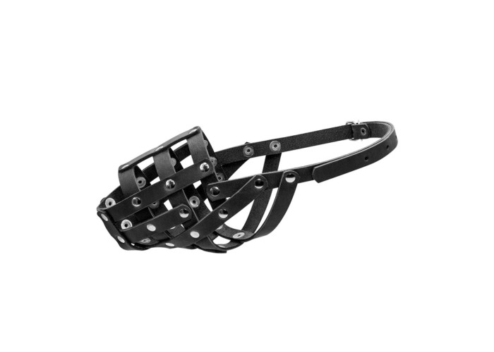 Намордник м'який "CoLLaR" №2 (доберман, вівчарка сука, далматин), чорний, 26х11 см