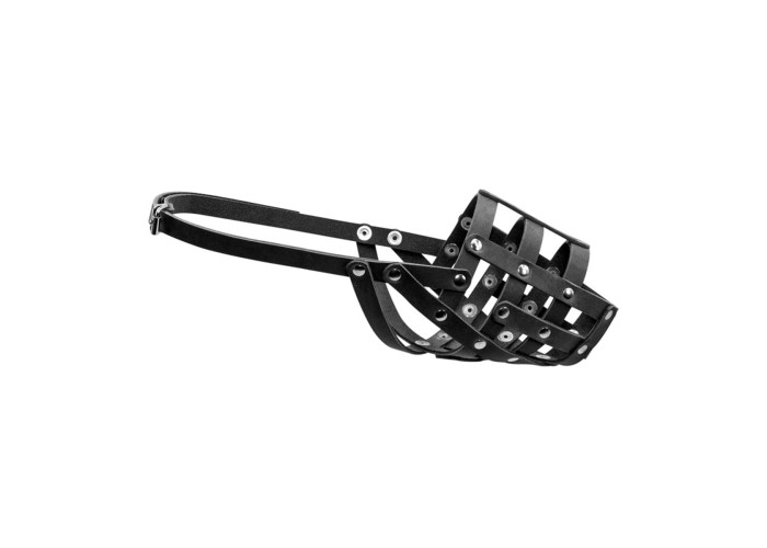 Намордник мягкий "CoLLaR" №3 (ротвейлер сука, лабрадор), черный, 34х11 см
