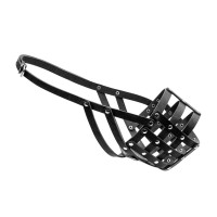 Намордник м'який "CoLLaR" №5 (кавказька вівчарка, московська сторожова, ньюфаундленд), чорний, 40х11 см