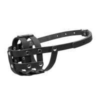 Намордник мягкий "CoLLaR" №0 (спаниель), черный, 25х6 см
