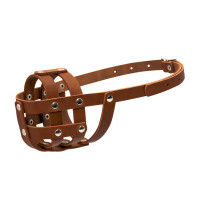 Намордник мягкий "CoLLaR" №0 (спаниель), коричневый, 25х6 см