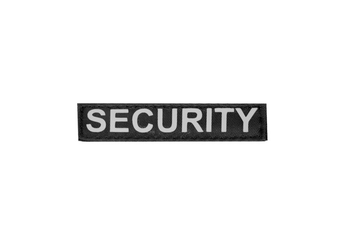 Сменная надпись "Dog Extreme" "SECURITY" большая для шлеи "POLICE" 3-4 размера, черный