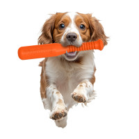 Игровая бита для апортировки PitchDog, оранжевая