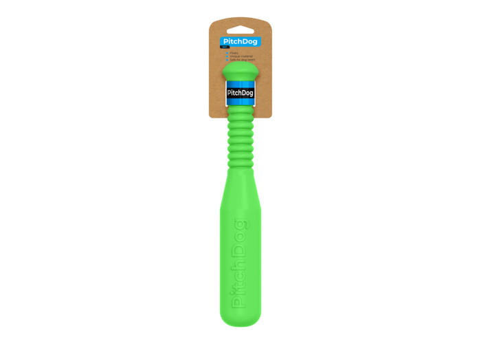 Игровая бита для апортировки PitchDog, салатовая