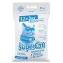 Наполнитель SuperCat в экономичной упаковке, 15 кг (синий)