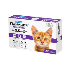 Superium Панацея, противопаразитарные таблетки для котов весом от 0,5 кг до 2 кг