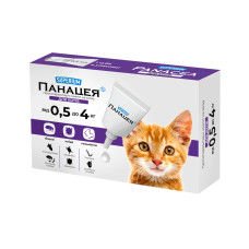 Superium Панацея, противопаразитарные капли на холку для котов весом от 0,5 кг до 4 кг