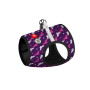 Шлея для собак м'яка WAUDOG Clothes c QR паспортом "Чудо-жінка фіолет"